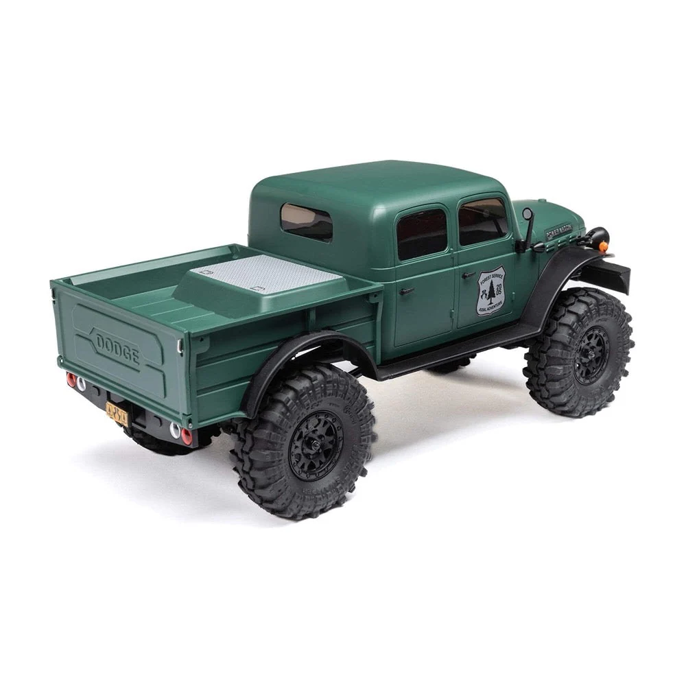 Axial SCX24 40s 4 Door Dodge Power Wagon Rock RC Crawler Green AXI00007T2 - Image 5
