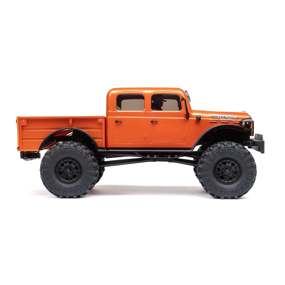 Axial SCX24 40s 4 Door Dodge Power Wagon Rock RC Crawler Orange AXI00007T1 - Image 7