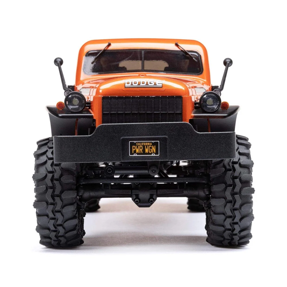 Axial SCX24 40s 4 Door Dodge Power Wagon Rock RC Crawler Orange AXI00007T1 - Image 8