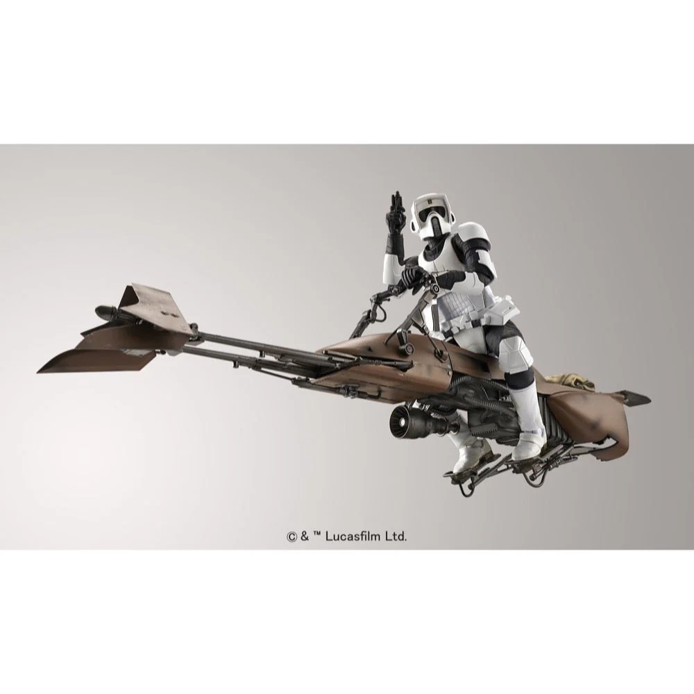 Bandai 5063828 1/12 Star Wars Scout Trooper And Speeder Bike - Image 3