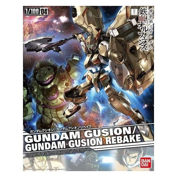 Bandai 5063074 1/100 Gusion and Gusion Rebake 2 in 1 Exclusive Gundam Iron-Blooded Orphans