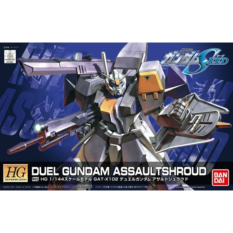 Bandai 5060359 HG 1/144 R02 Duel Assault Shroud Gundam Seed