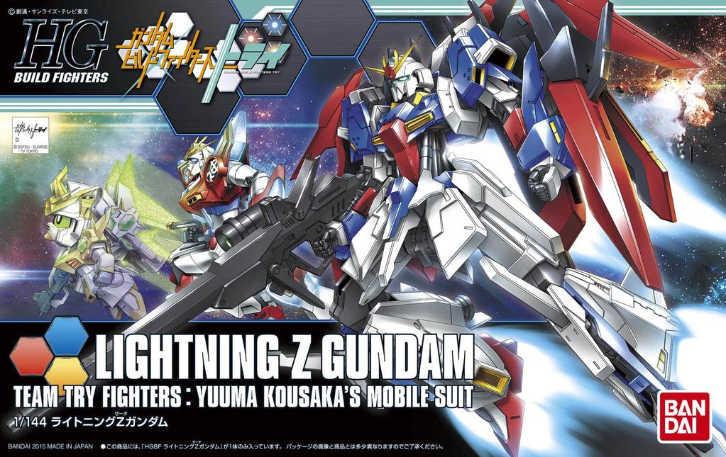 Bandai 5057943 1/44 HGBF Lightning Z Gundam Build Fighters