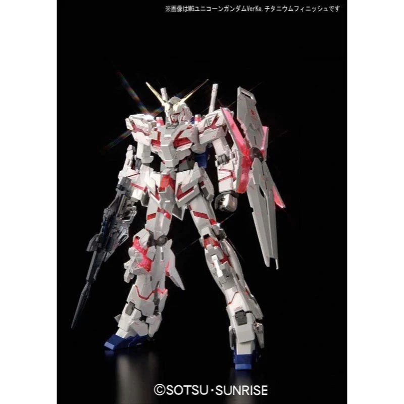 Bandai 5055734 1/144 HGUC Unicorn Gundam Destroy Mode Titanium Finish Version Gundam UC - Image 6