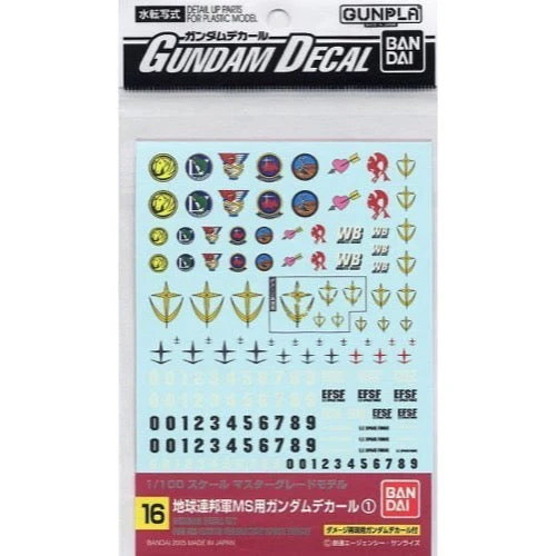 Bandai 50574881 Gundam Decal 16 MG Multiuse Federation - Image 2