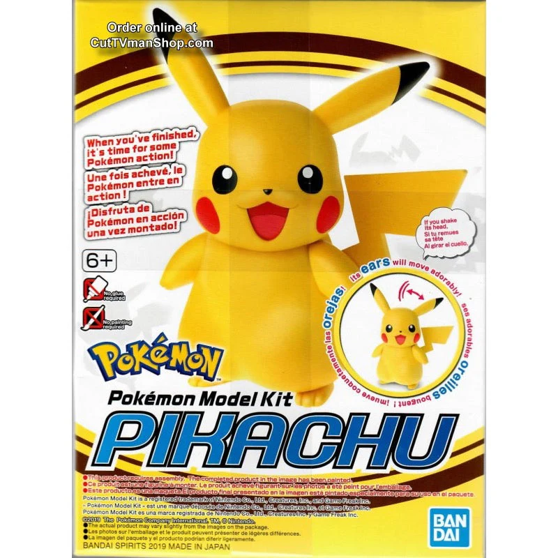 Bandai 5058110 Pikachu Pokemon Model Kit - Image 7