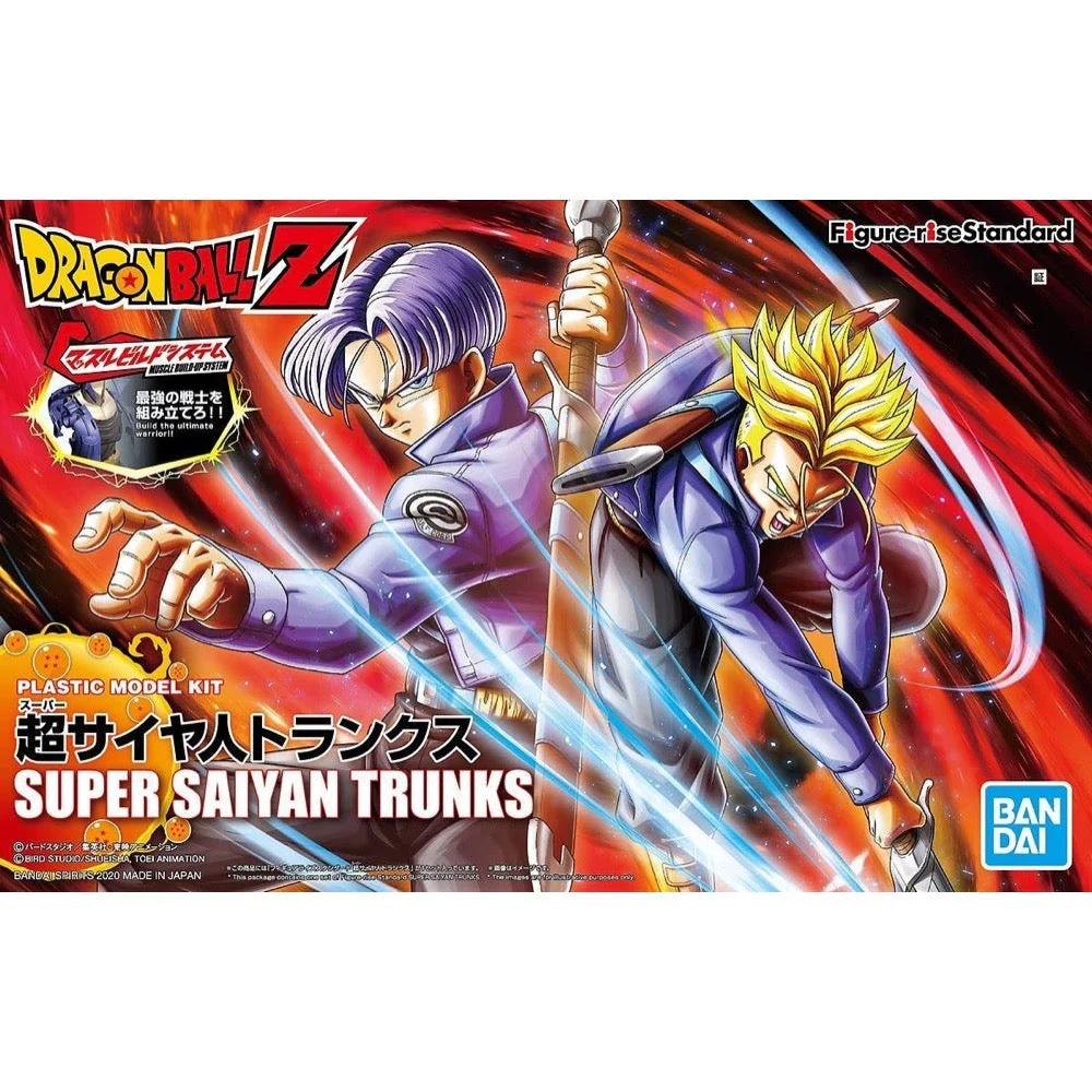 Bandai 50581981 Figure-rise Standard Super Saiyan Trunks Package Renewal Dragon Ball Z