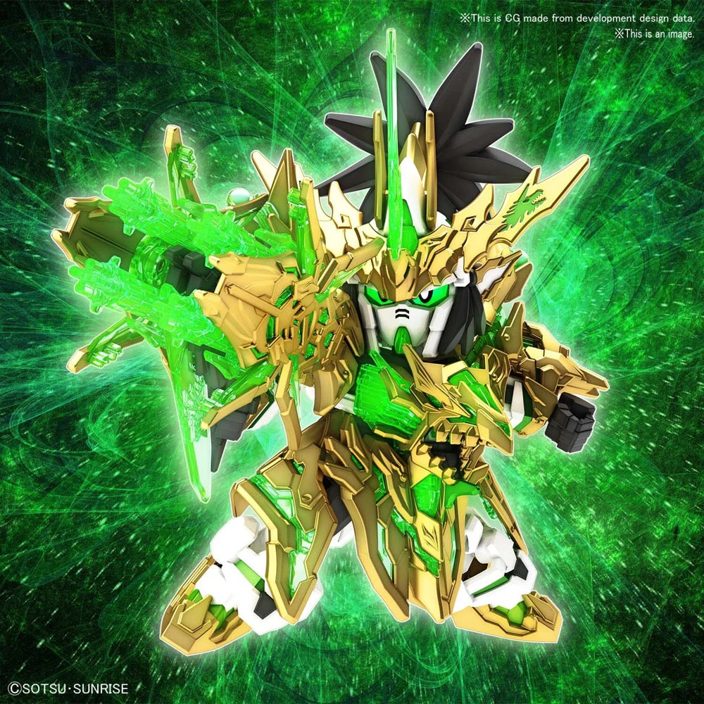 Bandai 5058879 SD Sangoku Soketsuden Long Xian Liu Bei Unicorn Gundam - Image 3