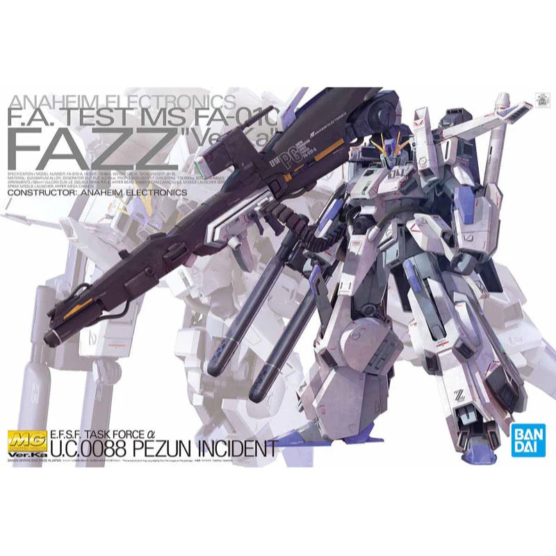 Bandai 5058880 MG 1/100 Fazz Ver.Ka Gundam Sentinel