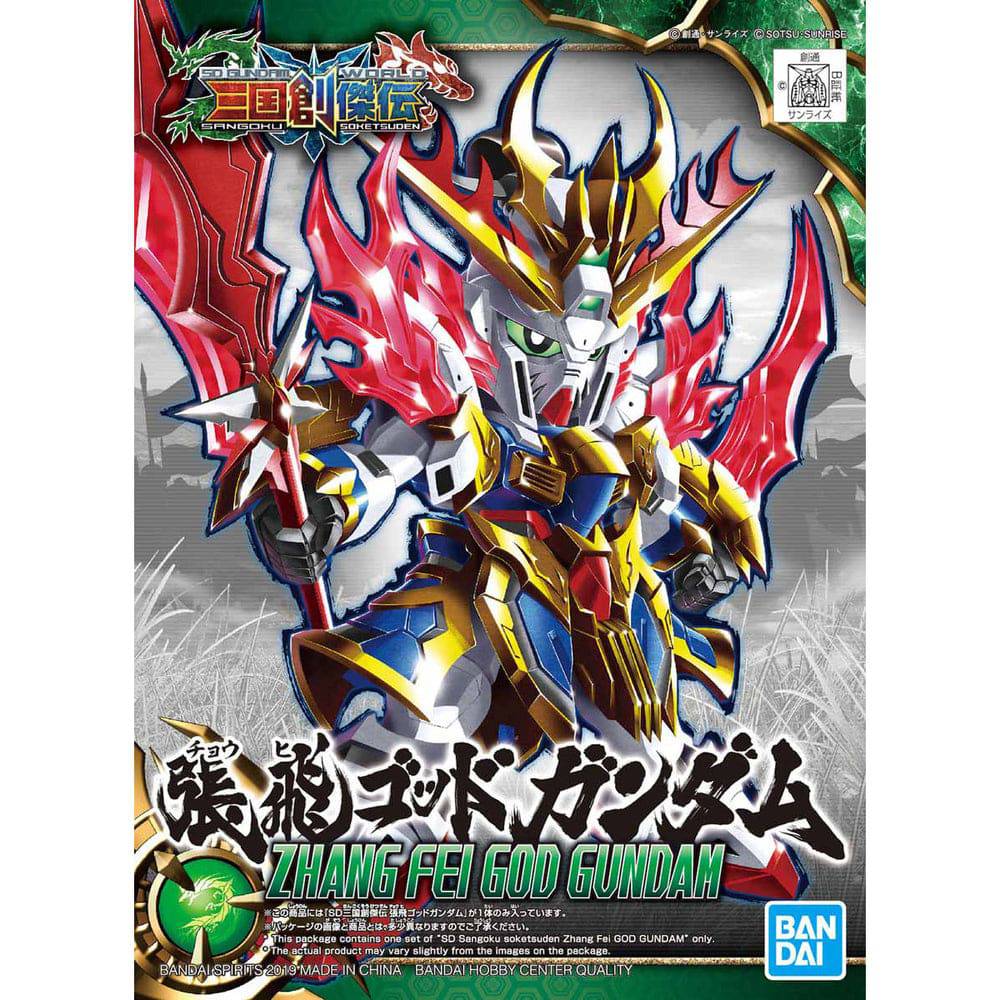 Bandai 5056754 SD Sangoku Soketsuden Zhang Fei God Gundam