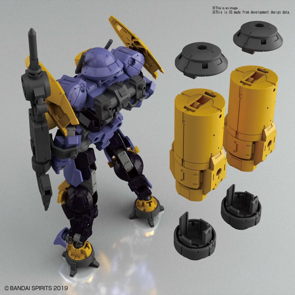 Bandai 5059020 1/144 bEXM-15 Portanova Marine Type Purple 30MM - Image 3