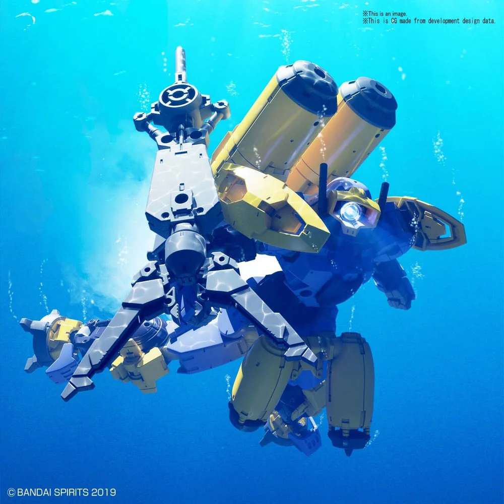 Bandai 5059020 1/144 bEXM-15 Portanova Marine Type Purple 30MM - Image 5