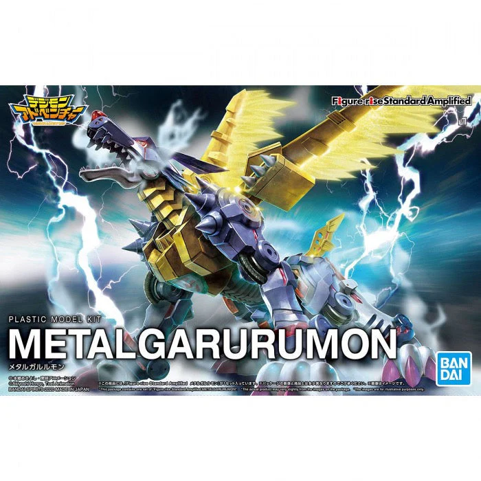 Bandai 50595541 Figure-rise Standard Metal Garurumon Amplified Digimon