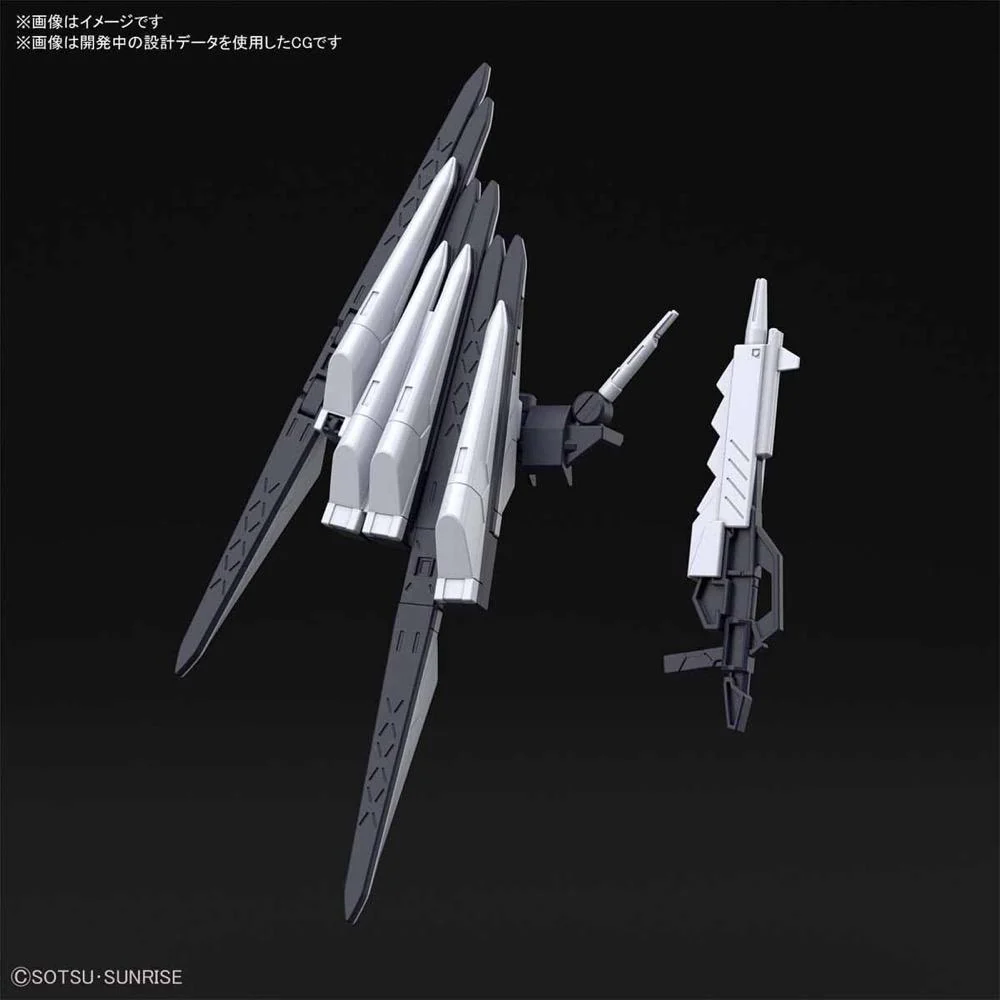Bandai 5060247 HGBDR 1/144 Enemy Gundams Nu Weapons Gundam Build Fighters - Image 5
