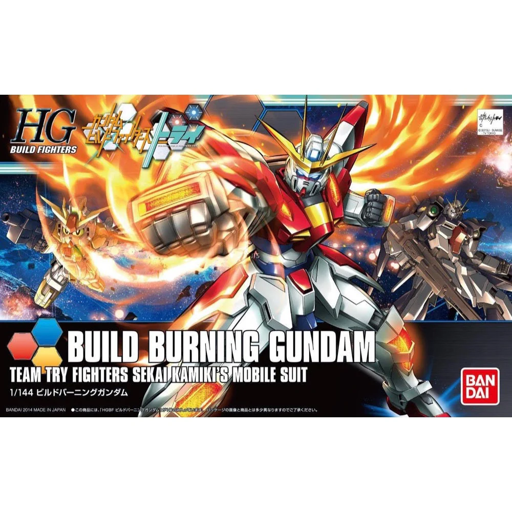 Bandai 5060373 HGBF 1/144 Build Burning Gundam Build Fighters