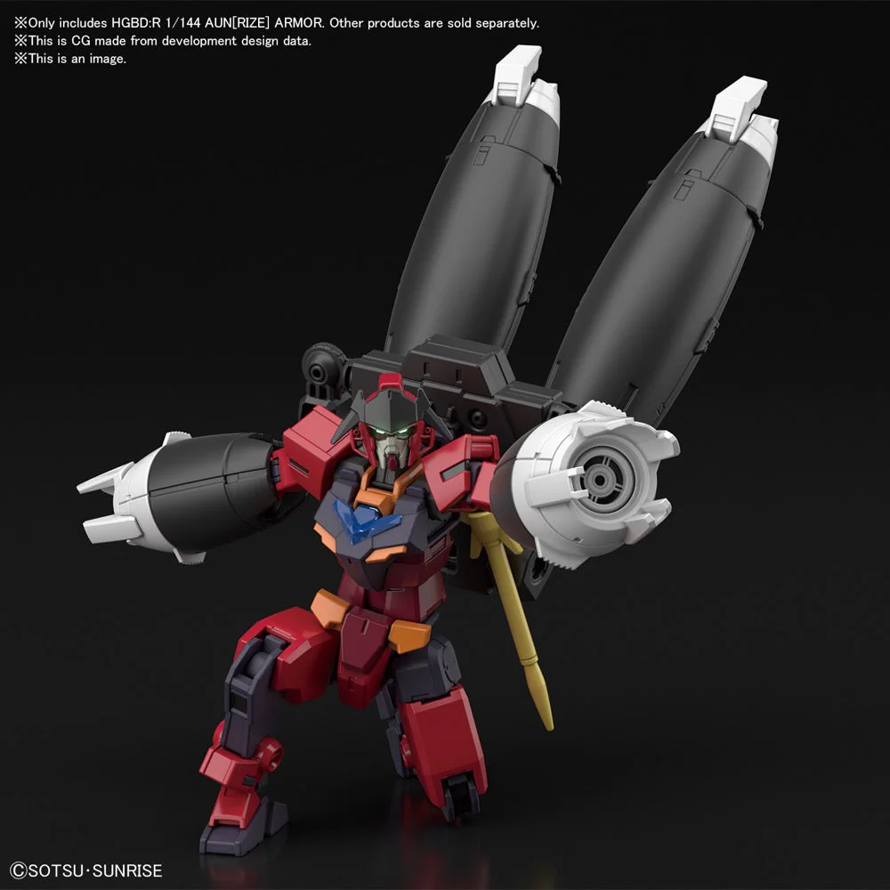 Bandai 5060432 HGBDR 1/144 Aun Rize Armor Gundam Build Fighters - Image 5