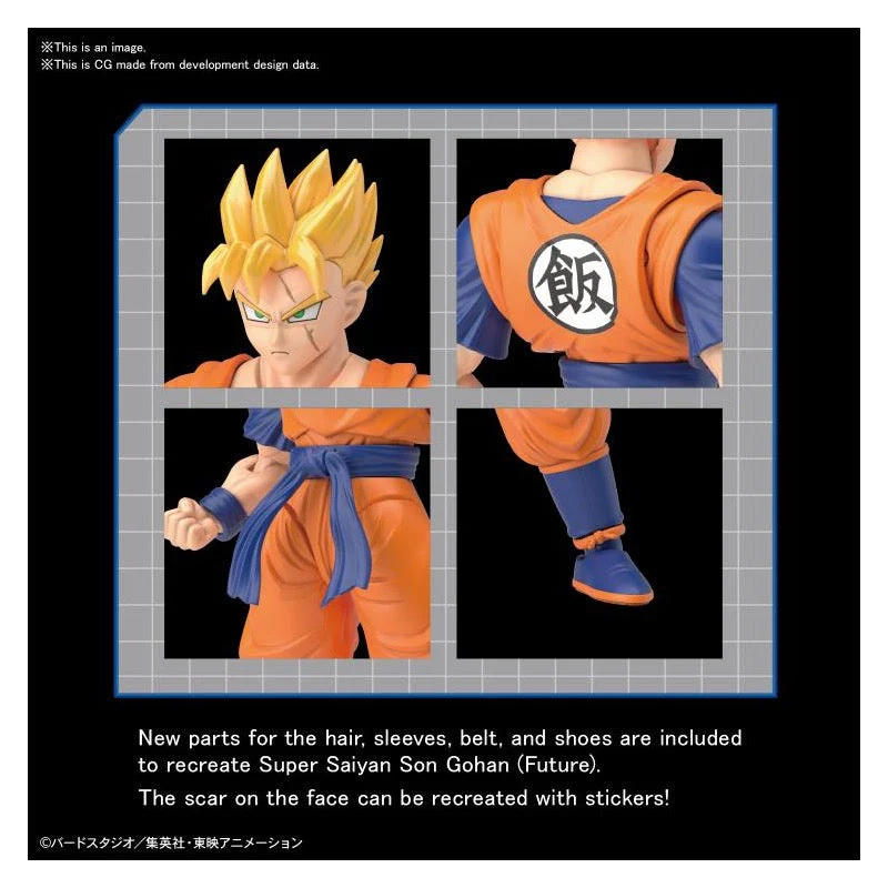Bandai 50604401 Figure-rise Standard Ultimate Son Gohan Dragon Ball Z - Image 18