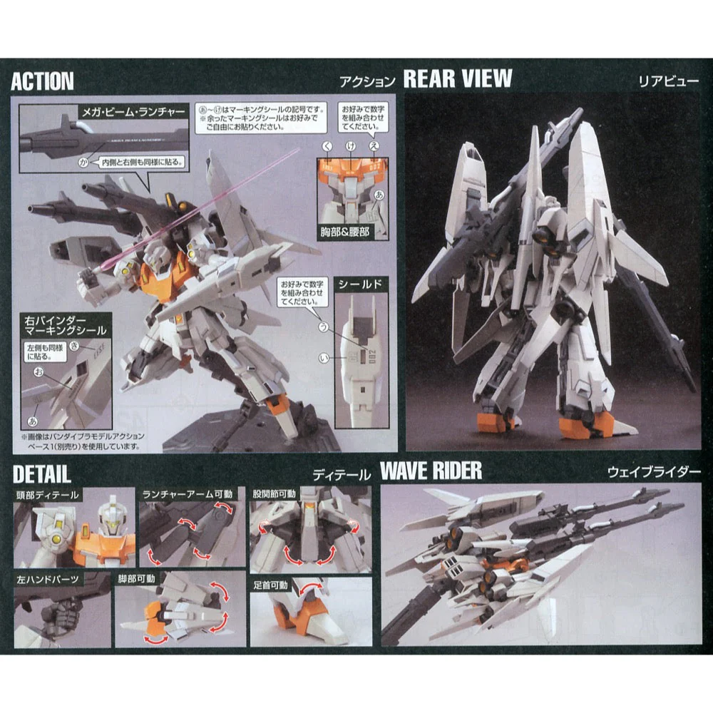 Bandai 5060666 HGUC 1/144 ReZEL Type-C Defenser b-Unit GR Gundam - Image 8