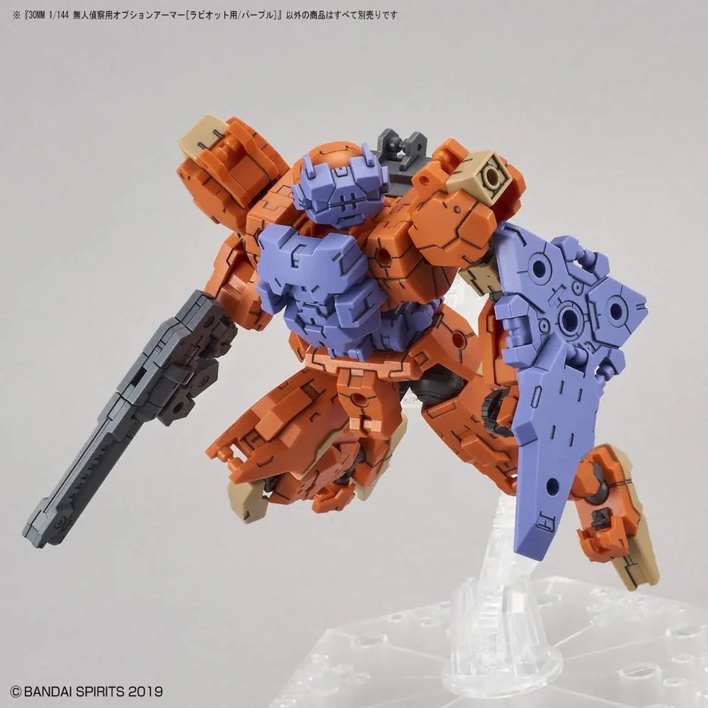 Bandai 5060696 1/144 Option Armor For Spy Drone Rabiot Exclusive Purple 30MM - Image 4