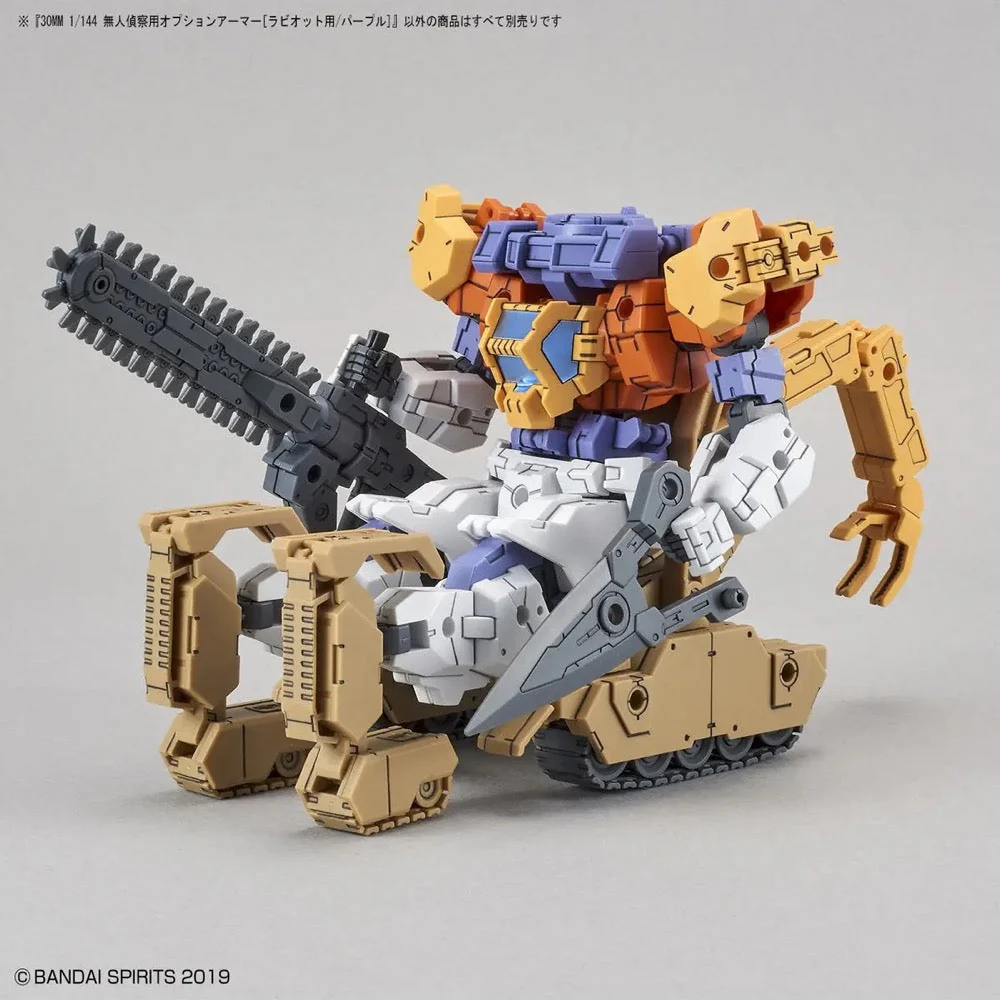 Bandai 5060696 1/144 Option Armor For Spy Drone Rabiot Exclusive Purple 30MM - Image 5