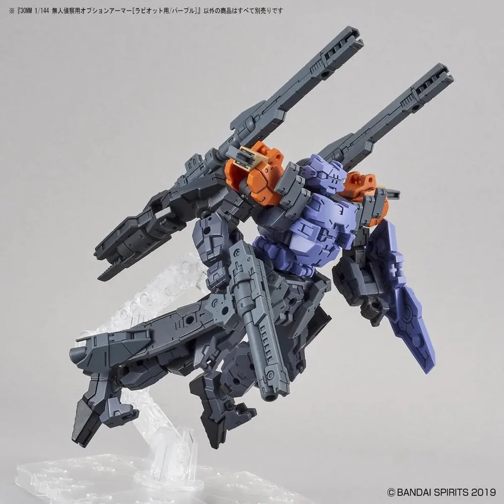 Bandai 5060696 1/144 Option Armor For Spy Drone Rabiot Exclusive Purple 30MM - Image 6