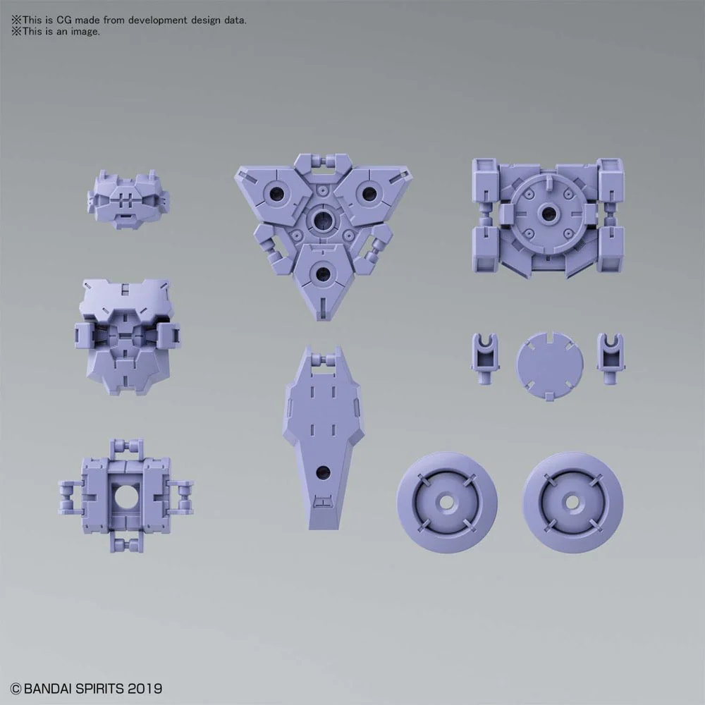 Bandai 5060696 1/144 Option Armor For Spy Drone Rabiot Exclusive Purple 30MM - Image 7