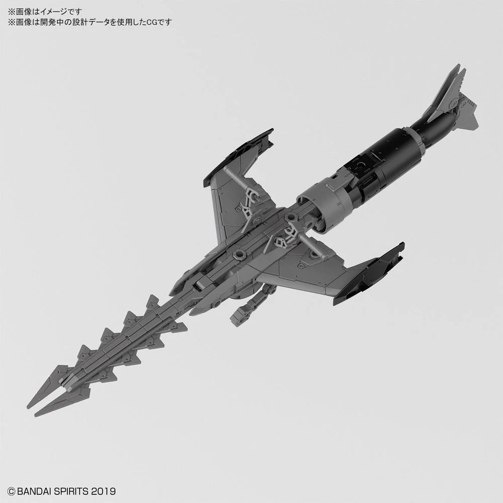 Bandai 5060735 30MM 1/144 Extended Armament Vehicle (Attack Submarine Ver.) [Light Gray] - Image 8