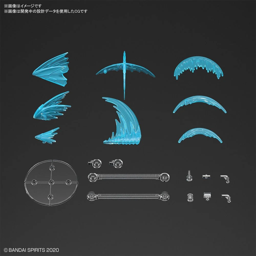 Bandai 5060739 Customize Effect Slash Image Version Blue 30MM - Image 2