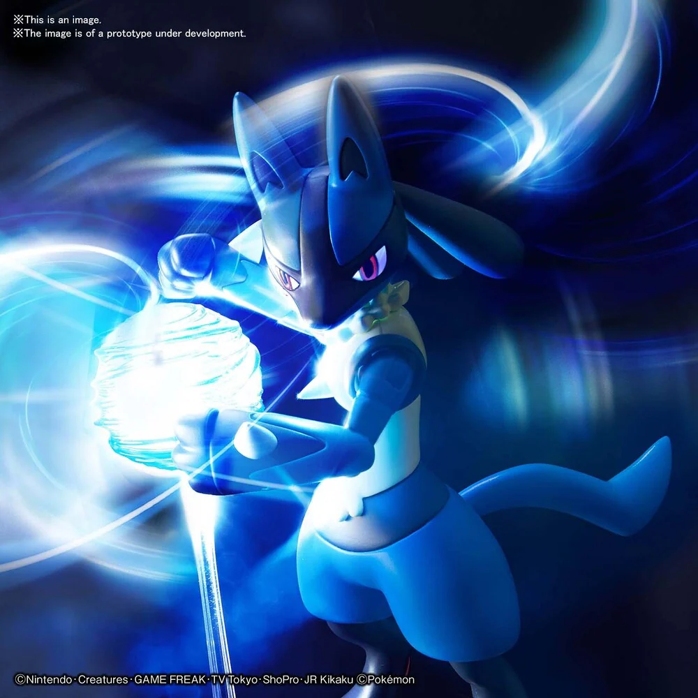 Bandai 5060856 Riolu and Lucario Pokemon Model Kit - Image 9