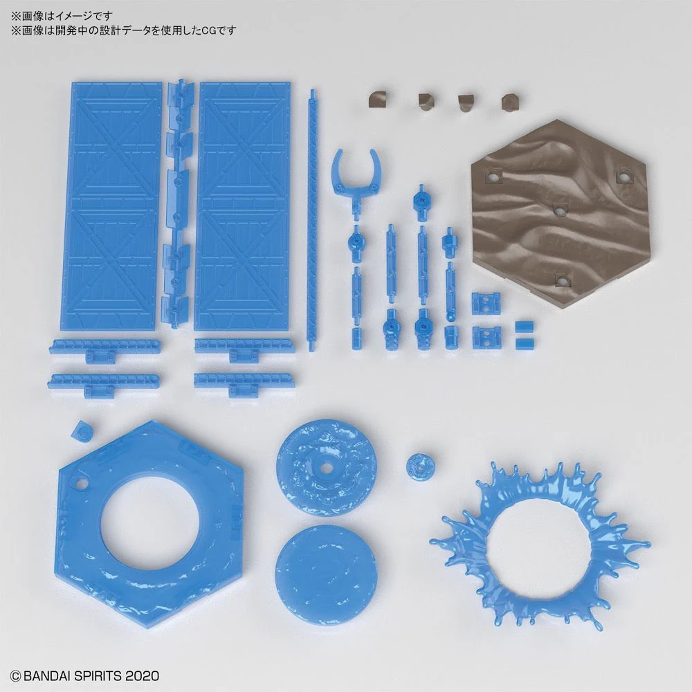 Bandai 5060925 Customize Scene Base Water Field Version 30MM - Image 4