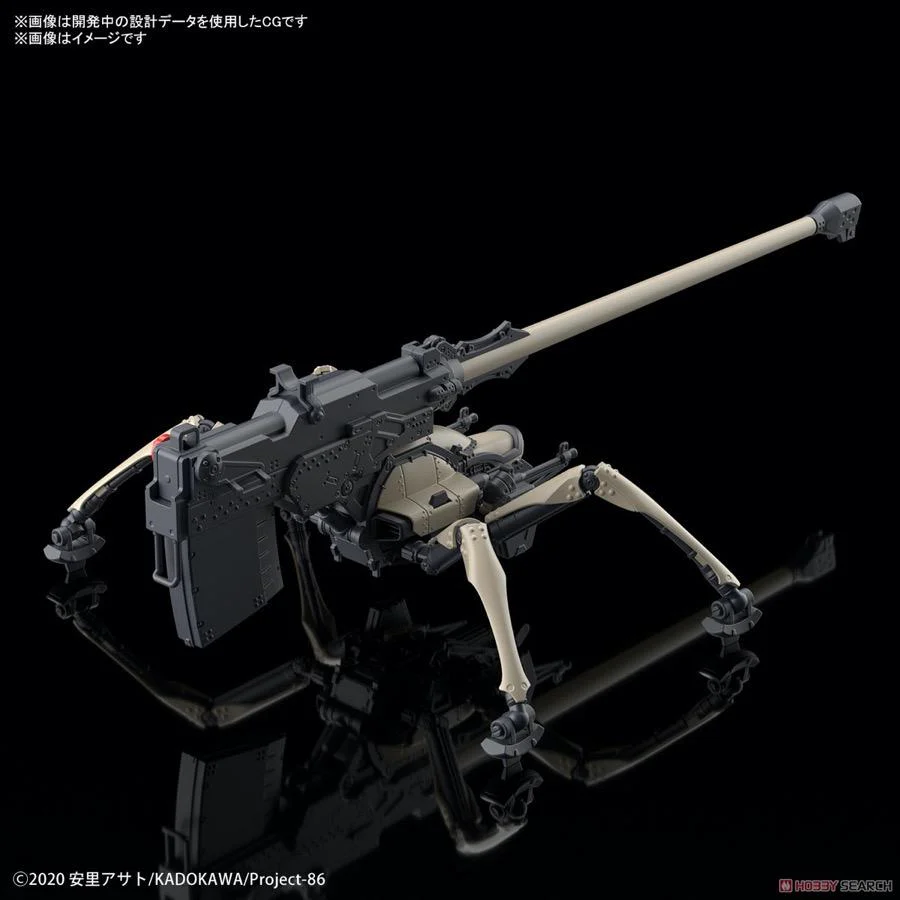 Bandai 50609321 HG 1/48 Juggernaut Long Range Cannon Type 86 - Image 3