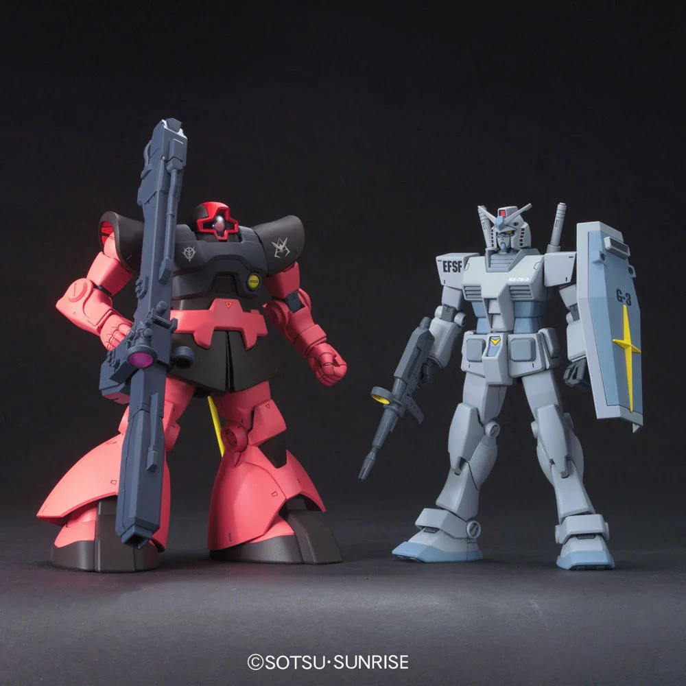 Bandai 5060960 HGUC 1/144 G-3 Gundam VS Chars Rick Dom Set - Image 3