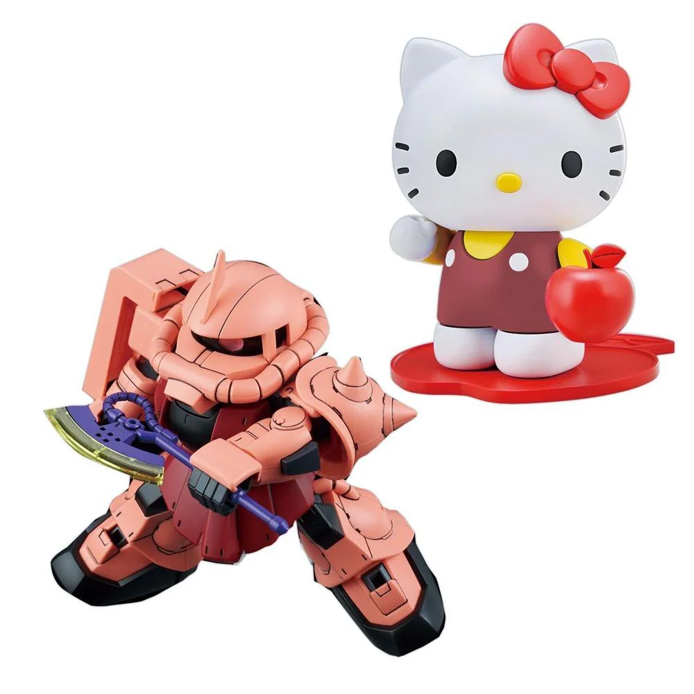 Bandai 50610291 Hello Kitty/MS-06S Char Zaku II SD Gundam Cross Silhouette - Image 2