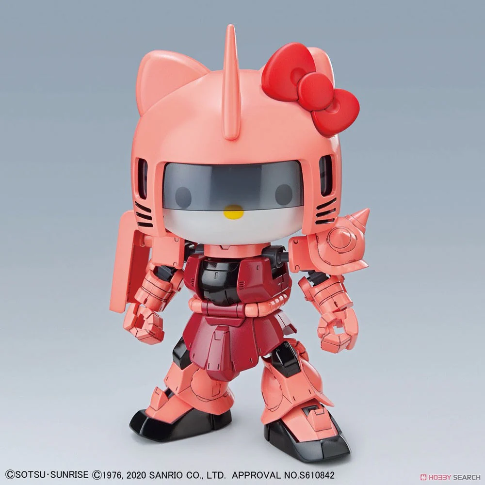 Bandai 50610291 Hello Kitty/MS-06S Char Zaku II SD Gundam Cross Silhouette - Image 3