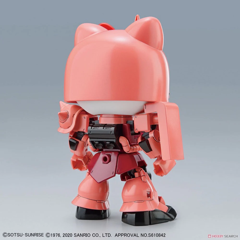 Bandai 50610291 Hello Kitty/MS-06S Char Zaku II SD Gundam Cross Silhouette - Image 4