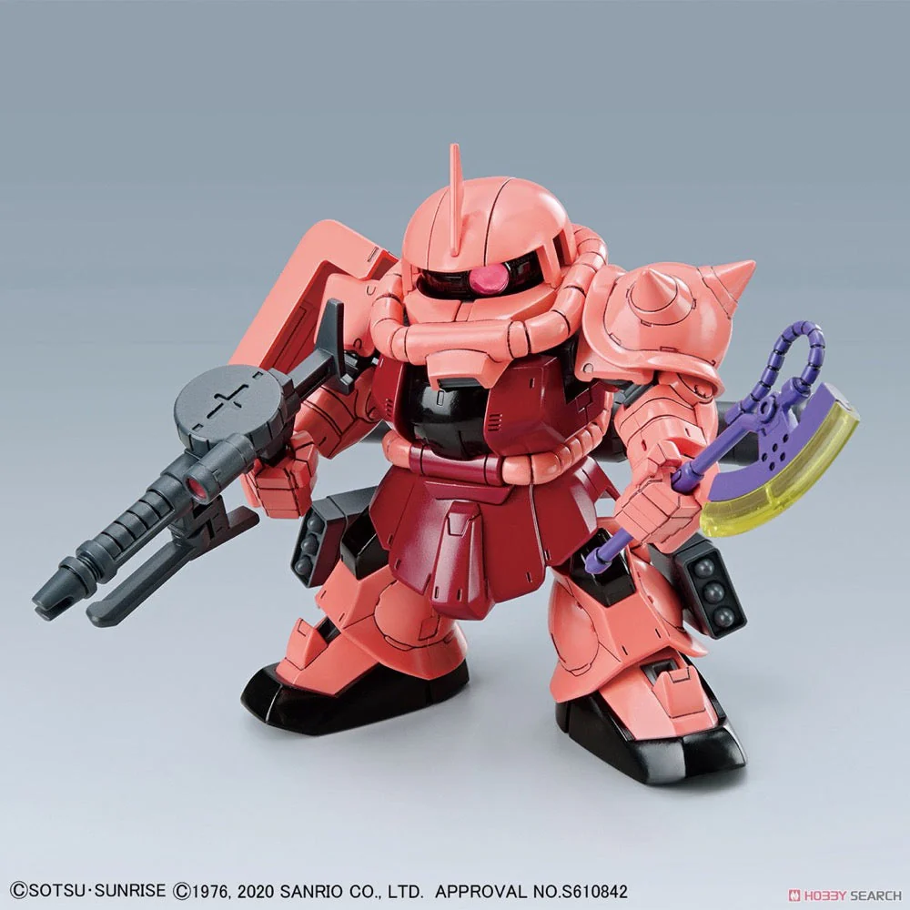 Bandai 50610291 Hello Kitty/MS-06S Char Zaku II SD Gundam Cross Silhouette - Image 7