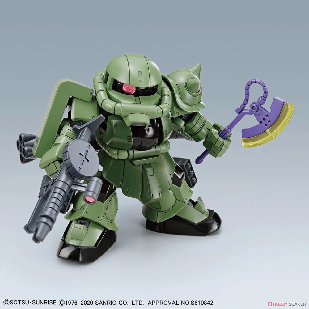 Bandai 50610301 Hello Kitty/Zaku II SD Gundam Cross Silhouette - Image 5