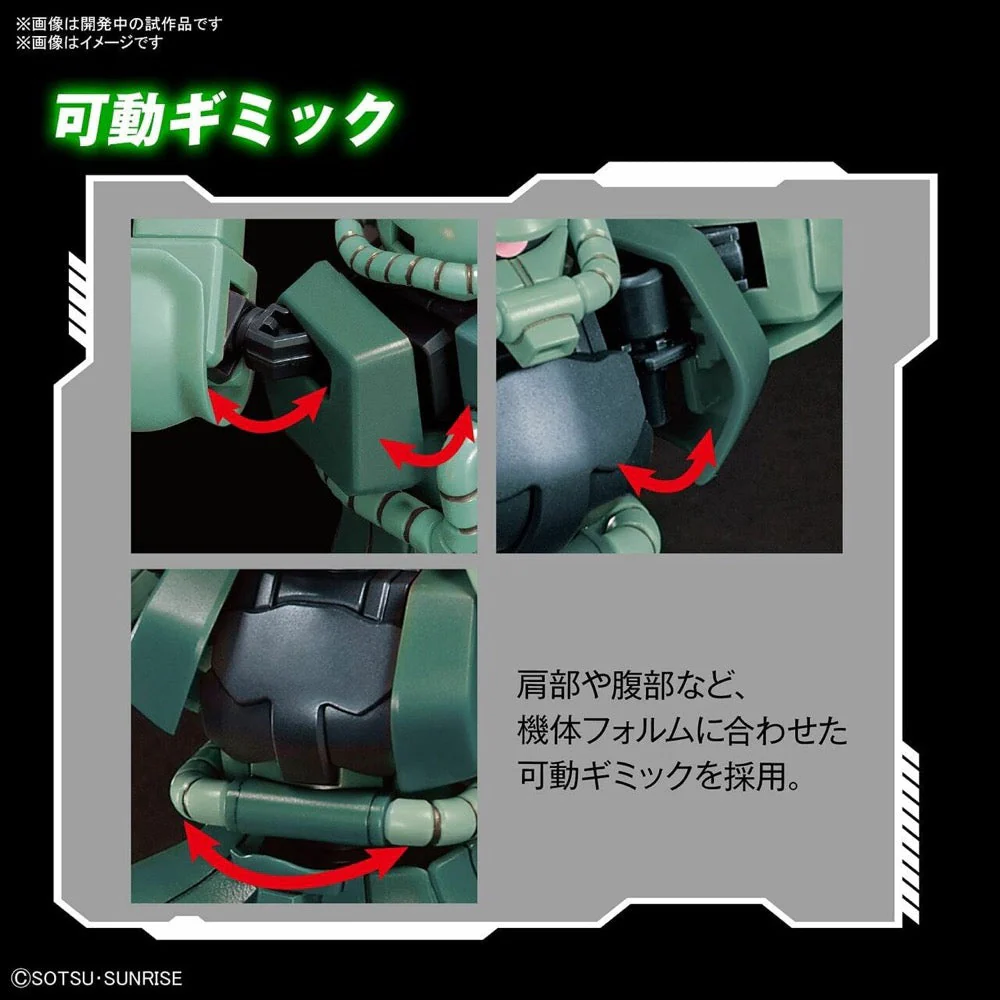 Bandai 5061545 HG 1/144 MS06 Zaku II - Image 12