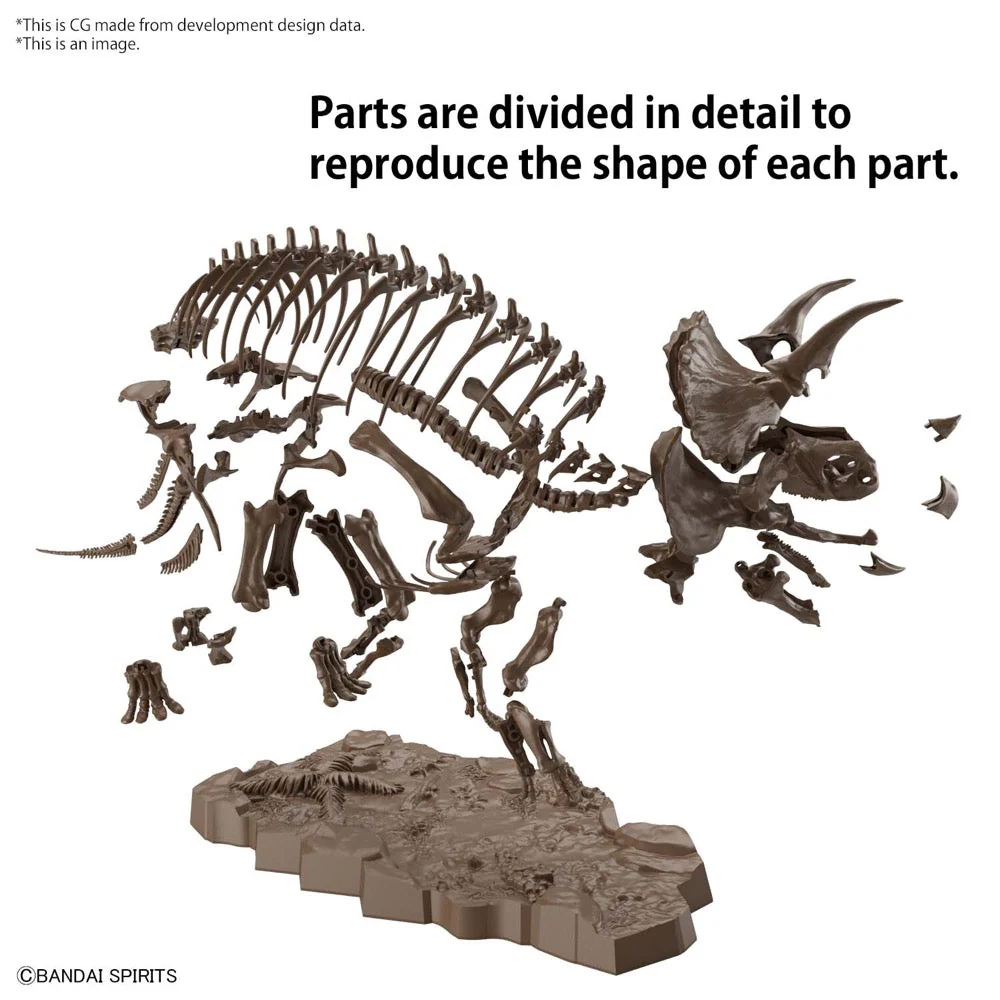 Bandai 5061801 1/32 Imaginary Skeleton Triceratops Dinosaur - Image 6