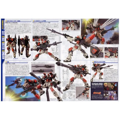 Bandai 5062906 MG 1/100 Buster Gundam - Image 9