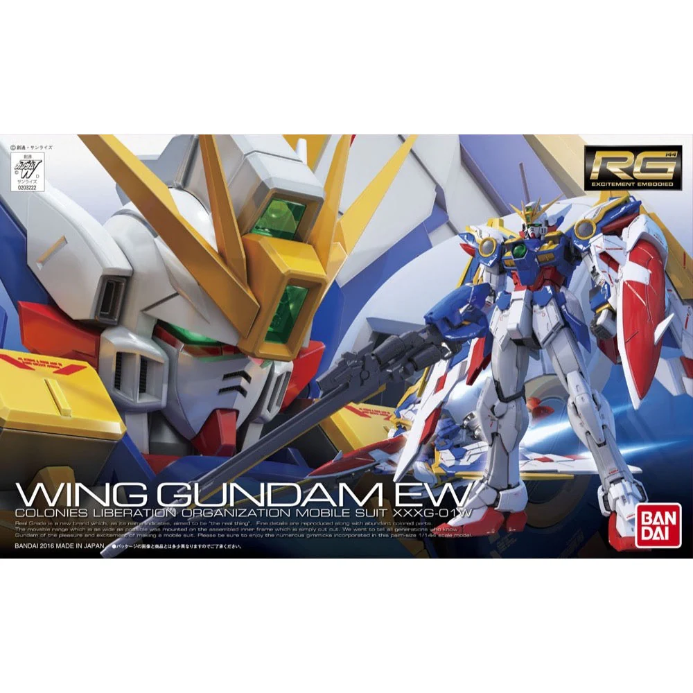 Bandai 5063053 RG 1/144 Wing Gundam EW