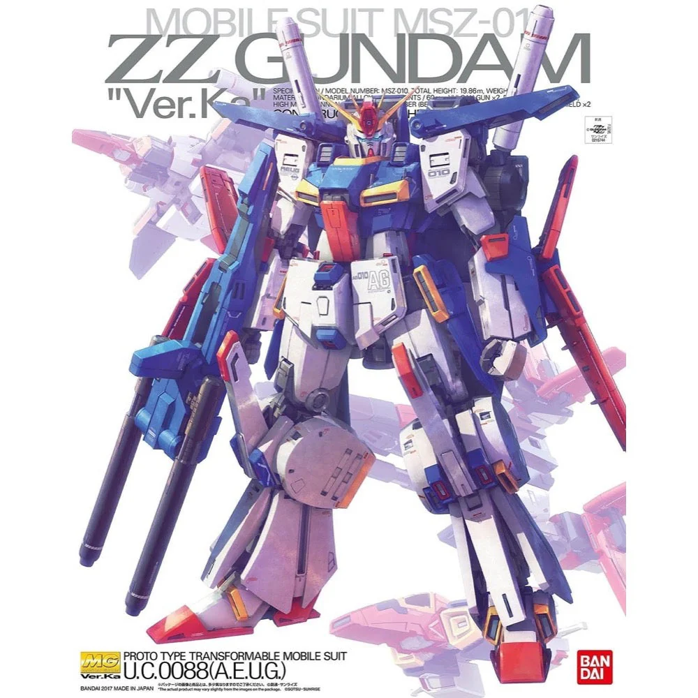 Bandai 5063151 MG 1/100 ZZ Gundam Ver.Ka