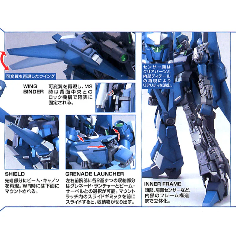 Bandai 5063198 MG 1/100 ReZEL Commander Type Gundam UC - Image 9