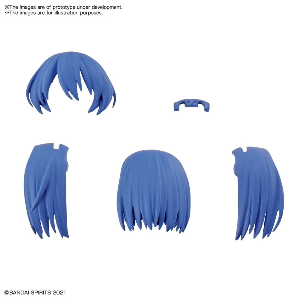 Bandai 5063285 Option Hair Style Parts Vol.2 All 4 Types 30MS - Image 4