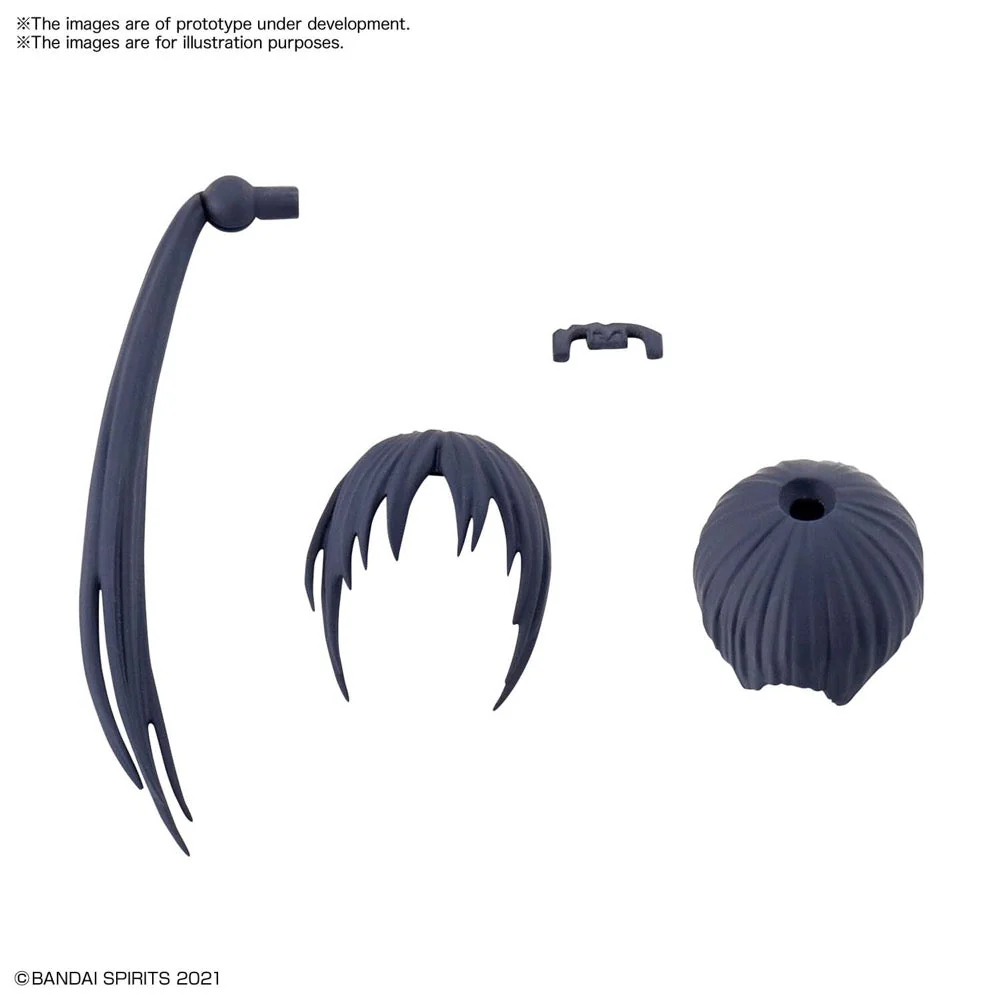 Bandai 5063285 Option Hair Style Parts Vol.2 All 4 Types 30MS - Image 5
