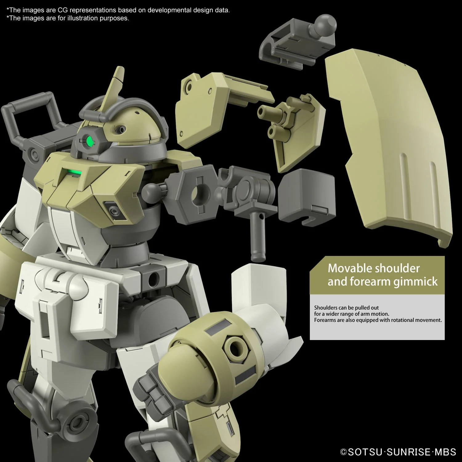 Bandai 5063347 HG 1/144 Chuchus Demi Trainer Gundam The Witch From Mercury - Image 10