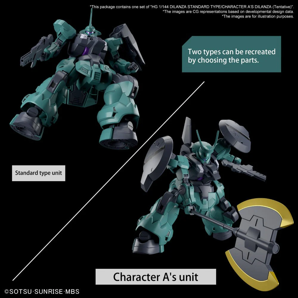 Bandai 5063348 HG 1/144 Dilanza Standard Type Laudas Dilanza Gundam The Witch From Mercury - Image 12