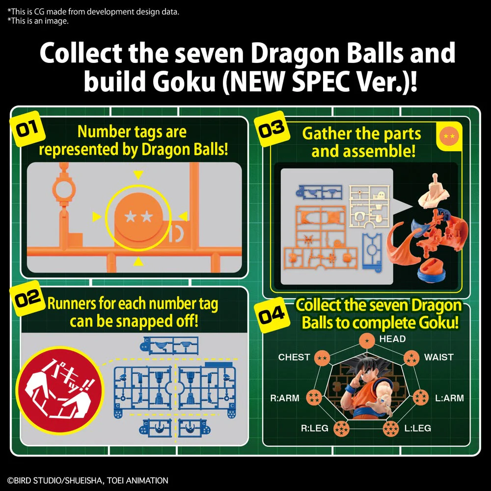 Bandai 50633531 Figure-rise Standard Son Goku New Spec Version Dragon Ball - Image 12