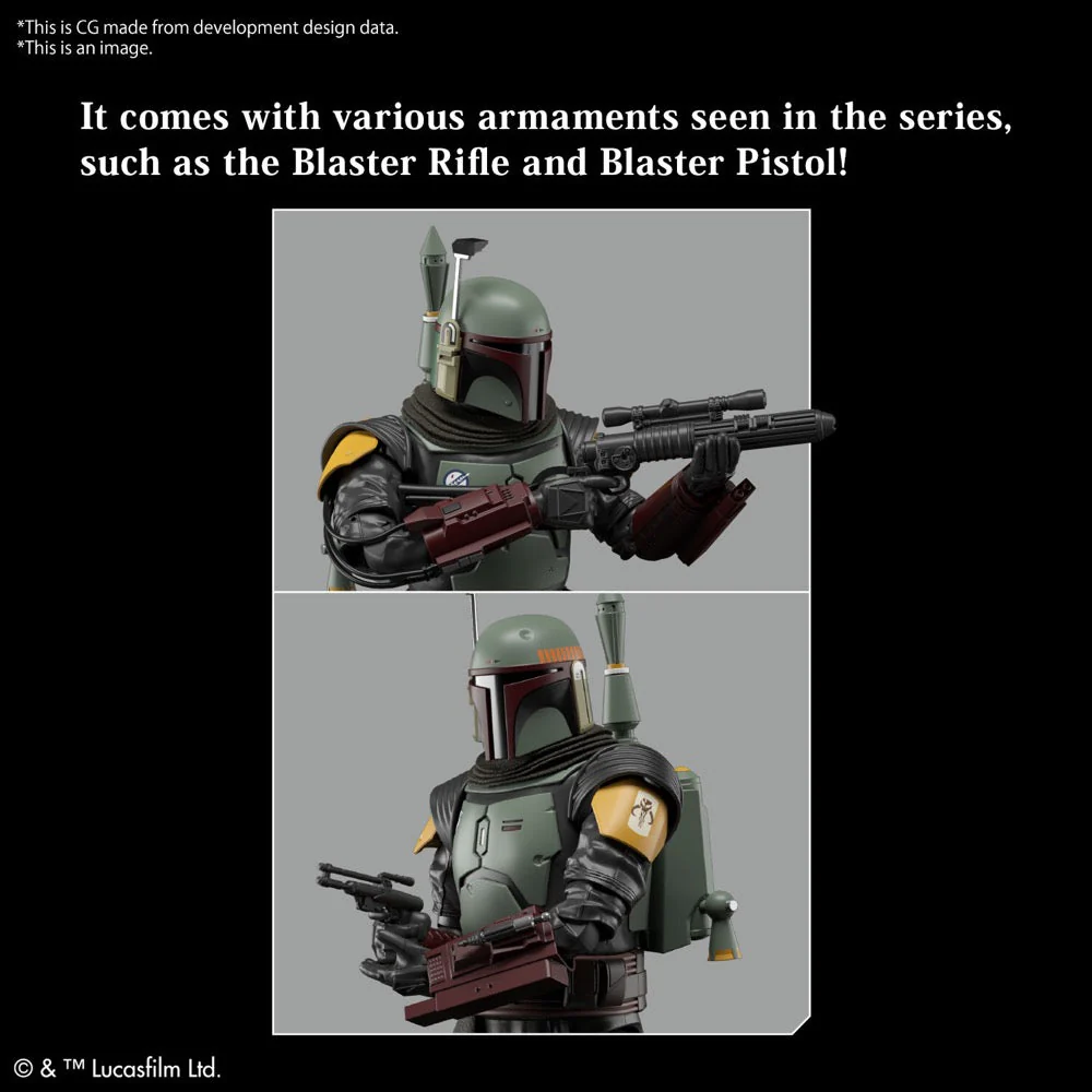Bandai 5063390 1/12 Boba Fett The Mandalorian Star Wars - Image 8
