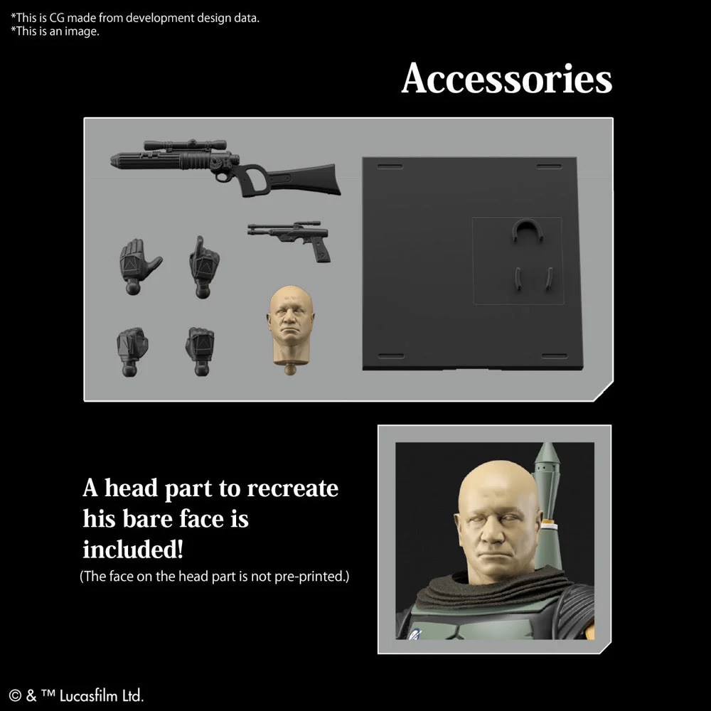 Bandai 5063390 1/12 Boba Fett The Mandalorian Star Wars - Image 9